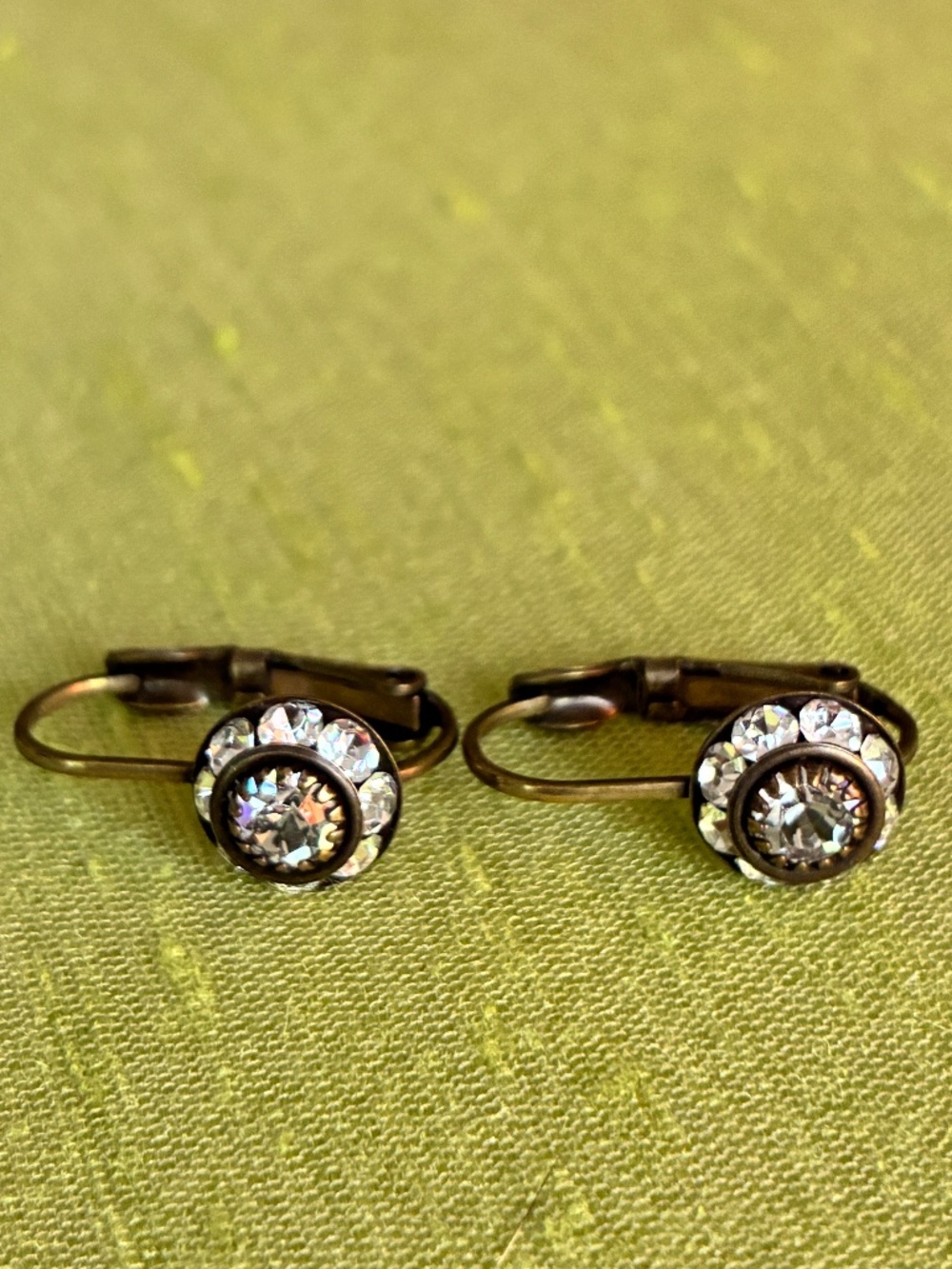 Liz Palacios leverback cluster earrings